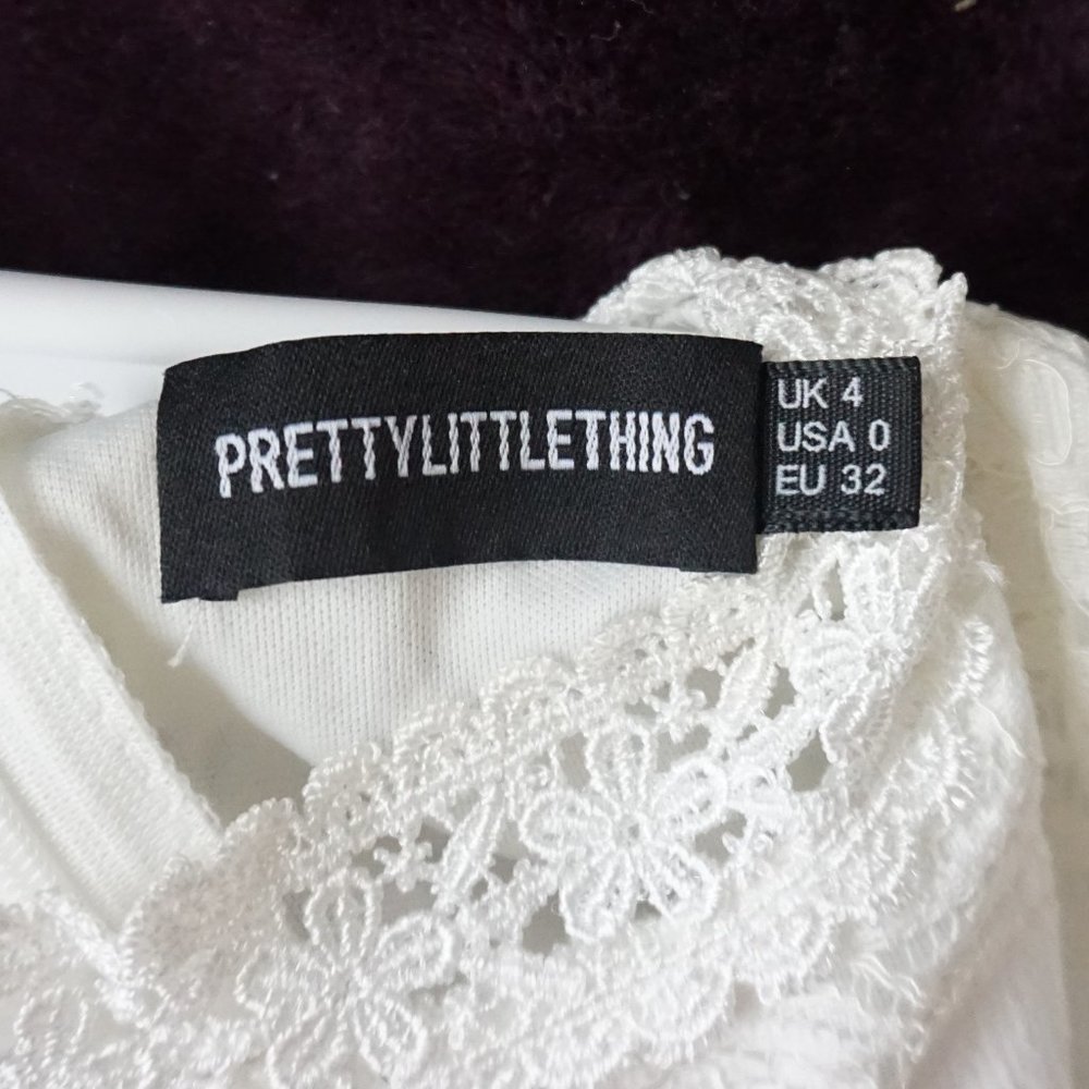 White Long Sleeve Dress - Picture 7 of 11